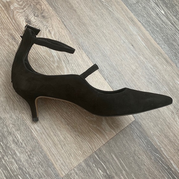 Adele double strap suede heel - Picture 2 of 7
